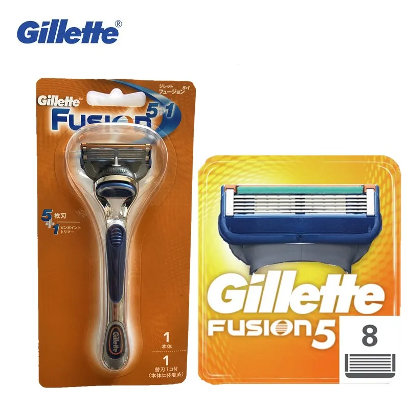 Gillette Fusion Holder with 9 Replaceable Cassettes Shaving Fusion Shaving Cartridge Fusion Removable Razor Blades for Men
Gillette Fusion Holder with 9 Replaceable Cassettes Shaving Fusion Shaving Cartridge Fusion Removable Razor Blades for Men