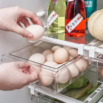 Fridge Food Fresh Keep Storage Box Multi-Purpose Space Saver Refrigerator Food Container Egg Storage Drawer Organizer
Fridge Food Fresh Keep Storage Box Multi-Purpose Space Saver Refrigerator Food Container Egg Storage Drawer Organizer