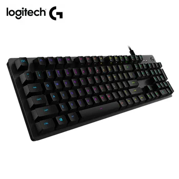 Logitech keyboard G512 LIGHTSYNC RGB mechanical keyboard carbon full function keys for pc gaming keyboard
Logitech keyboard G512 LIGHTSYNC RGB mechanical keyboard carbon full function keys for pc gaming keyboard