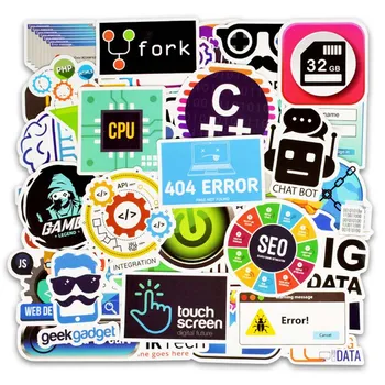 50 Sheets/Set Software Programming Series Stickers Cute Cartoon DIY Computer Laptop Notebook Stationery Stickers
50 Sheets/Set Software Programming Series Stickers Cute Cartoon DIY Computer Laptop Notebook Stationery Stickers