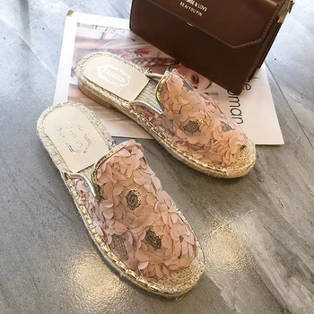 Brand Designer Casual Women's Mules Round Toe Flats Slipper Shoes for Lady Spring Floral Shallow Flat with Zapatillas Mujer C-48
Brand Designer Casual Women's Mules Round Toe Flats Slipper Shoes for Lady Spring Floral Shallow Flat with Zapatillas Mujer C-48
