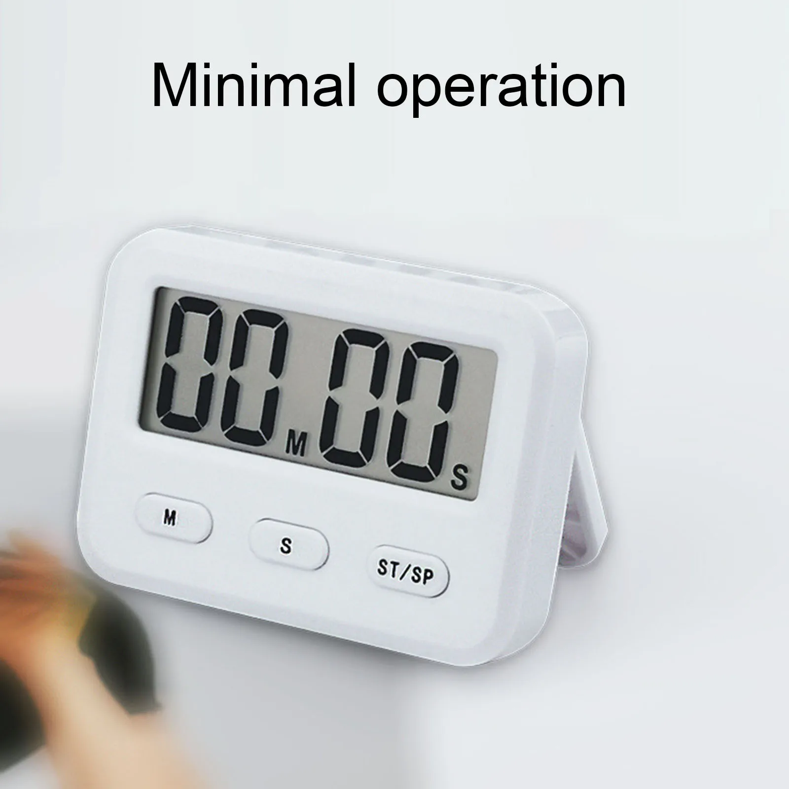 Electronic Timer Dedicated Electronic Timing Reminder ABS White Countdown Kitchen Baking Timer with Stand Cooking Alarm Clock
Electronic Timer Dedicated Electronic Timing Reminder ABS White Countdown Kitchen Baking Timer with Stand Cooking Alarm Clock
