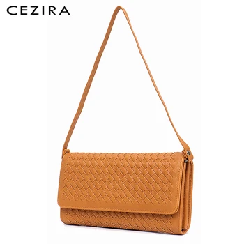 CEZIRA Fashion Handmade Woven PU Leather Women Handbag Ladies Long Purse Clutch Female Vegan leather Flap Messenger Shoulder Bag
CEZIRA Fashion Handmade Woven PU Leather Women Handbag Ladies Long Purse Clutch Female Vegan leather Flap Messenger Shoulder Bag