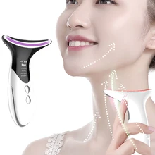 V Line Face Neck Lifting Machine EMS Microcurrent LED Photon Therapy Beauty Device Anti Wrinkle Remove Double Chin Face Massager
V Line Face Neck Lifting Machine EMS Microcurrent LED Photon Therapy Beauty Device Anti Wrinkle Remove Double Chin Face Massager