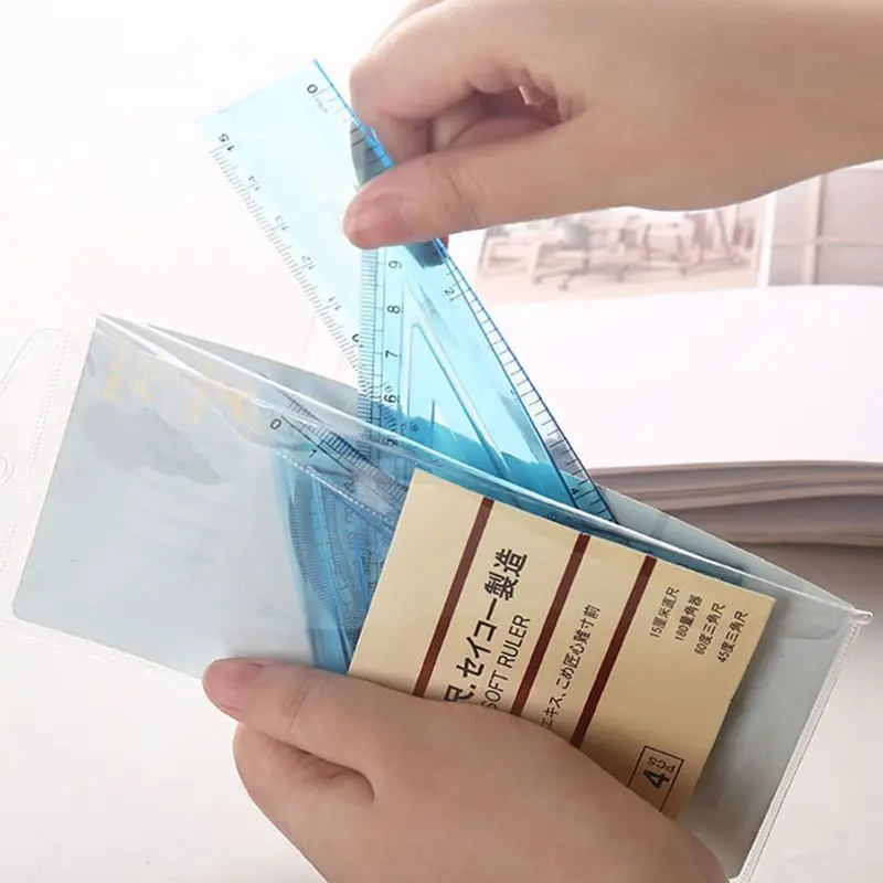 4pcs/set Soft Flexible Drawing Measurement Geometry Protractor Triangular Ruler Straightedge Student Stationery
4pcs/set Soft Flexible Drawing Measurement Geometry Protractor Triangular Ruler Straightedge Student Stationery