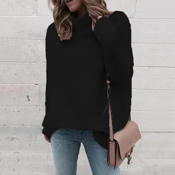 KALENMOS Knit Sweater Women Autumn Winter Turtleneck Long Slevee Solid Color Pullovers Tops Casual Loose Streetwear New Sweaters
KALENMOS Knit Sweater Women Autumn Winter Turtleneck Long Slevee Solid Color Pullovers Tops Casual Loose Streetwear New Sweaters
