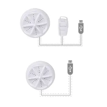 Mini Portable Ultrasonic Turbo Washer Personal Laundry Rotating Washing Machine USB Charging for Travel Home Business U1JE
Mini Portable Ultrasonic Turbo Washer Personal Laundry Rotating Washing Machine USB Charging for Travel Home Business U1JE