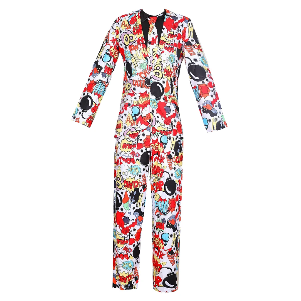 Men's Disco 70's Costume Full Suits Dancewear Halloween Cosplay Fancy Dress Set Men's Disco 70's Costume Full Suits Dancewear Halloween Cosplay Fancy Dress Set