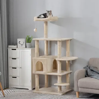 Multi-layer Cat Tree High-quality Multi-function Cat Tree Wear-resistant Cat Scratching Board Cat Toy Spacious Play Space
Multi-layer Cat Tree High-quality Multi-function Cat Tree Wear-resistant Cat Scratching Board Cat Toy Spacious Play Space