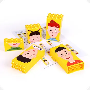 Big Size Building Blocks diy 12PCS Sets Facial expression recognition Compatible with Dupl Educational Toys Gifts for Children
Big Size Building Blocks diy 12PCS Sets Facial expression recognition Compatible with Dupl Educational Toys Gifts for Children