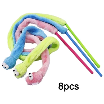 8 Pcs Cat Interactive Cute Carton Anime Snake Teaser Stick Interactive Funny Cat Entertainment Toy for Cats and Kittens
8 Pcs Cat Interactive Cute Carton Anime Snake Teaser Stick Interactive Funny Cat Entertainment Toy for Cats and Kittens