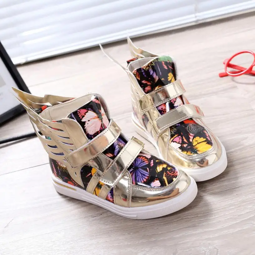 Spring Fashion Kids Short Boots For Girls With Wing Sport Shoes Children Rain Martin Boots Casual Teenager Sneakers 27-37
Spring Fashion Kids Short Boots For Girls With Wing Sport Shoes Children Rain Martin Boots Casual Teenager Sneakers 27-37