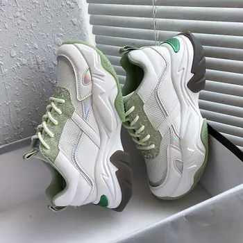 Fashion Sneakers Woman Chunky Shoes Ins Breathable Thick Bottom Sports Shoes Baskets Femme Casual Platform Shoes Woman Zapatilla
Fashion Sneakers Woman Chunky Shoes Ins Breathable Thick Bottom Sports Shoes Baskets Femme Casual Platform Shoes Woman Zapatilla
