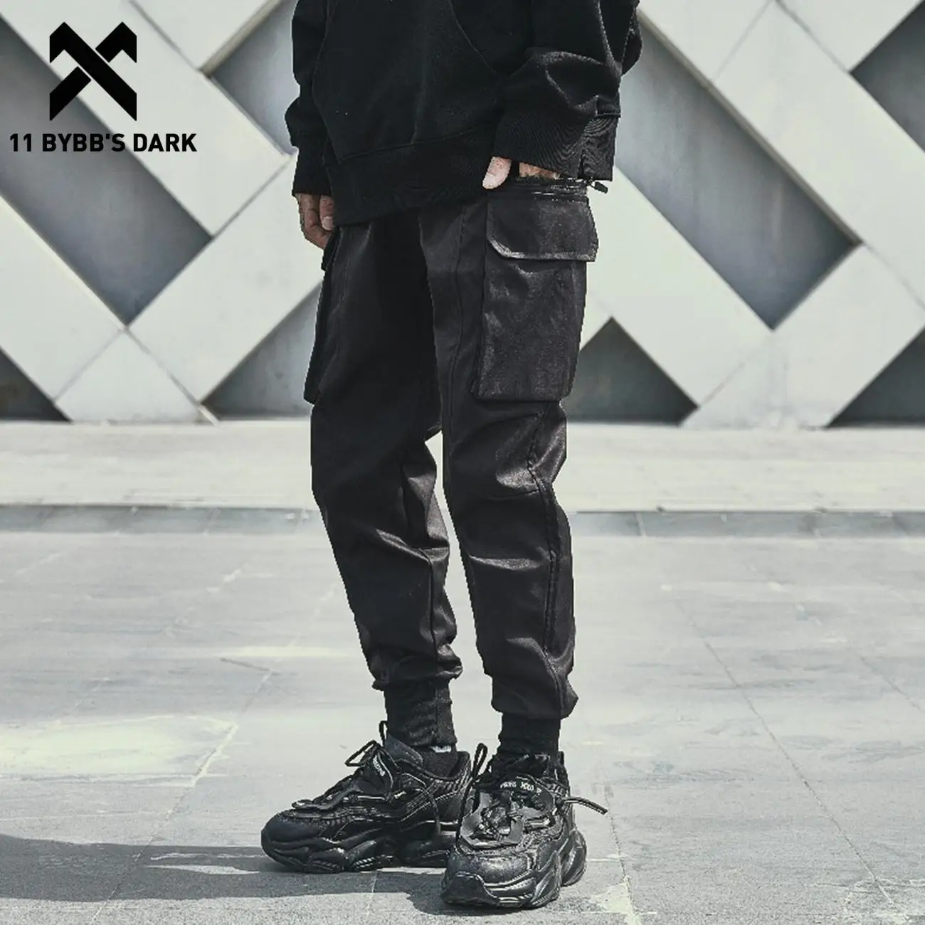 11 BYBB'S DARK Streetwear Pockets Cargo Pants Hip Hop Tactical Functional Pants Man Casual Loose Trousers Men Black Techwear
11 BYBB'S DARK Streetwear Pockets Cargo Pants Hip Hop Tactical Functional Pants Man Casual Loose Trousers Men Black Techwear