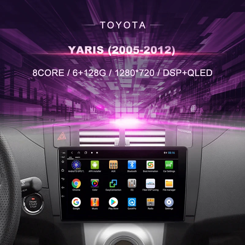 Car DVD For Toyota Yaris (2005-2012)Car Radio Multimedia Video Player Navigation GPS Android9 Double Din
Car DVD For Toyota Yaris (2005-2012)Car Radio Multimedia Video Player Navigation GPS Android9 Double Din