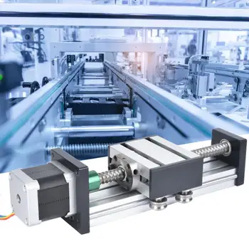 Linear Guide Rail 500mm Stroke Single Shaft Ball Screw Linear Guide Rail CNC Sliding Table with 42 Motor
Linear Guide Rail 500mm Stroke Single Shaft Ball Screw Linear Guide Rail CNC Sliding Table with 42 Motor