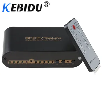 SPDIF TOSLINK Digital Optical Audio for True Matrix 4x2 Switch Switcher Splitter 4 In 2 Out Video Converter Remote Control
SPDIF TOSLINK Digital Optical Audio for True Matrix 4x2 Switch Switcher Splitter 4 In 2 Out Video Converter Remote Control