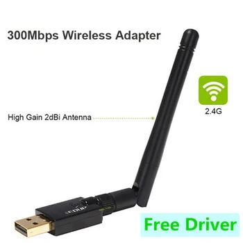 USB WiFi Adapter USB Ethernet WiFi Dongle 300Mbps 2.4Ghz Lan USB Wi-Fi Adapter PC Antena Wi Fi Receiver Wireless Network Card
USB WiFi Adapter USB Ethernet WiFi Dongle 300Mbps 2.4Ghz Lan USB Wi-Fi Adapter PC Antena Wi Fi Receiver Wireless Network Card