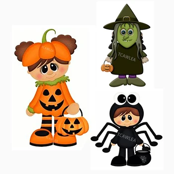 Lovely Mummy Witch Demon Spider Boy Girl Metal Cutting Dies Halloween Doll For DIY Scrapbooking Card Craft Decorative New
Lovely Mummy Witch Demon Spider Boy Girl Metal Cutting Dies Halloween Doll For DIY Scrapbooking Card Craft Decorative New