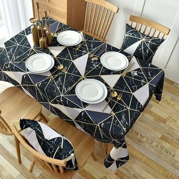 Withme Tablecloth Rectangular Black Table Covers Dustproof Dining room Kitchen Geometric Decoration Pattern Coffee Party Tapete
Withme Tablecloth Rectangular Black Table Covers Dustproof Dining room Kitchen Geometric Decoration Pattern Coffee Party Tapete