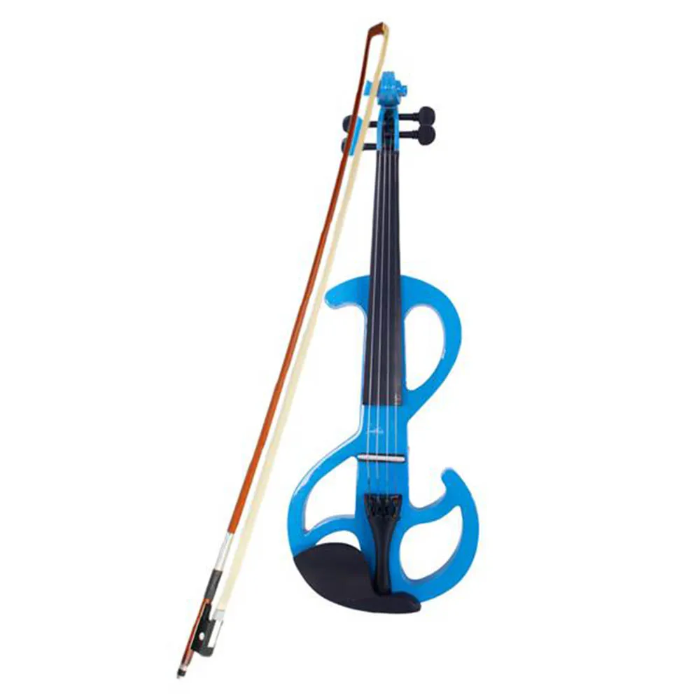 Full Size 4/4 Violin Solid Wood Electric Silent Fiddle Ebony Fingerboard Pegs Chin Rest Tailpiece with Violin Accessories Blue
Full Size 4/4 Violin Solid Wood Electric Silent Fiddle Ebony Fingerboard Pegs Chin Rest Tailpiece with Violin Accessories Blue