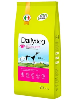 DAILYDOG DAILYDOG ADULT MEDIUM BREED LAMB & RICE monobelkovy for adult dogs of medium breeds with lamb and rice
DAILYDOG DAILYDOG ADULT MEDIUM BREED LAMB & RICE monobelkovy for adult dogs of medium breeds with lamb and rice