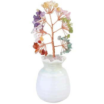 7 Colors Crystal Decoration Fortune Money Tree Desktop Ornament Crafts Gifts for Home Office (Random Bottle Color)
7 Colors Crystal Decoration Fortune Money Tree Desktop Ornament Crafts Gifts for Home Office (Random Bottle Color)