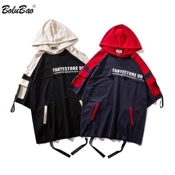 BOLUBAO New Men's Short Sleeve T Shirt High Quality Multi Pocket Cargo Men Hip Hop Street Style Cotton Male Hooded T Shirts
BOLUBAO New Men's Short Sleeve T Shirt High Quality Multi Pocket Cargo Men Hip Hop Street Style Cotton Male Hooded T Shirts
