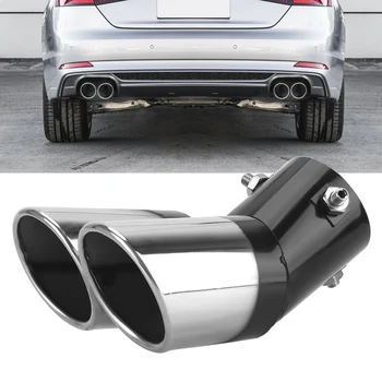 Car Exhaust Trim Muffler Pipe Tail Car Styling Curved Double Outlet Car Decoration Chrome Tail Pipe Universal Stainless Steel
Car Exhaust Trim Muffler Pipe Tail Car Styling Curved Double Outlet Car Decoration Chrome Tail Pipe Universal Stainless Steel