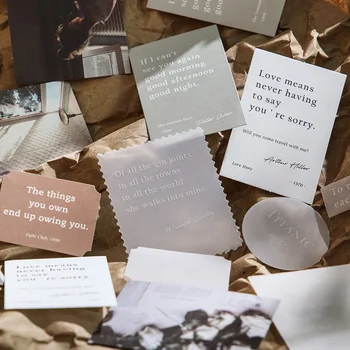 30 pcs/pack The Moment Series Kraft paper Sticky Notes translucent Memo Pad Diary Stationary Flakes Scrapbook Decorative Vintage
30 pcs/pack The Moment Series Kraft paper Sticky Notes translucent Memo Pad Diary Stationary Flakes Scrapbook Decorative Vintage