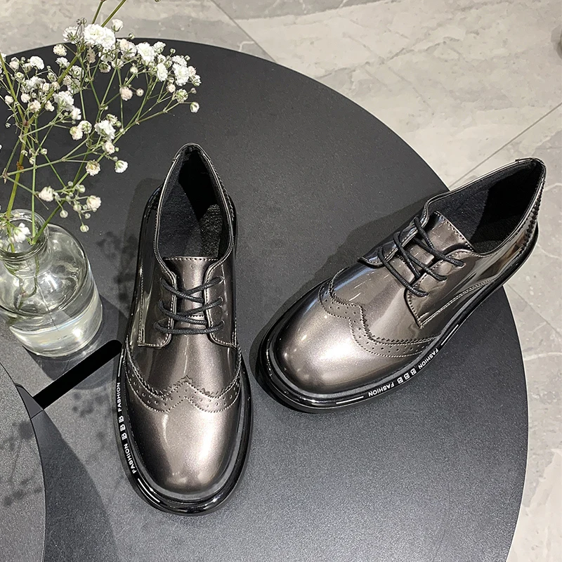 Winter Shoes Women Oxfords Women's Modis Black Flats Female Footwear All-Match Autumn Casual Sneaker Round Toe British Style 
Winter Shoes Women Oxfords Women's Modis Black Flats Female Footwear All-Match Autumn Casual Sneaker Round Toe British Style