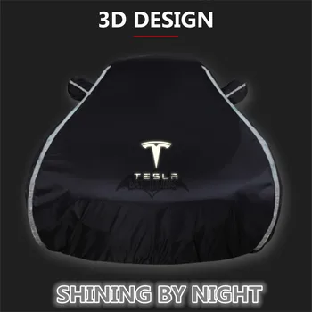 1X Full Car Cover For Tesla Model 3 Model S Model X All Weather UV Protection Waterproof Sunscreen With 3D Noctilucent Stripes
1X Full Car Cover For Tesla Model 3 Model S Model X All Weather UV Protection Waterproof Sunscreen With 3D Noctilucent Stripes