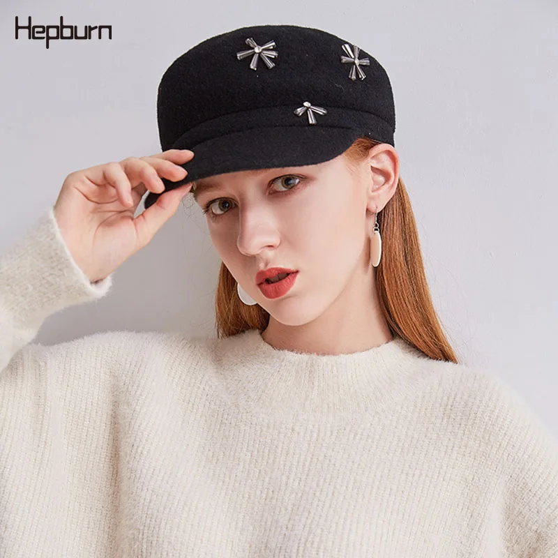 Hepburn brand 2019 Wool Winter Hats for Women Octagonal Newsboy Cap men Octagonal Cap flat cap Visor Beret Women Painter Cap 
Hepburn brand 2019 Wool Winter Hats for Women Octagonal Newsboy Cap men Octagonal Cap flat cap Visor Beret Women Painter Cap