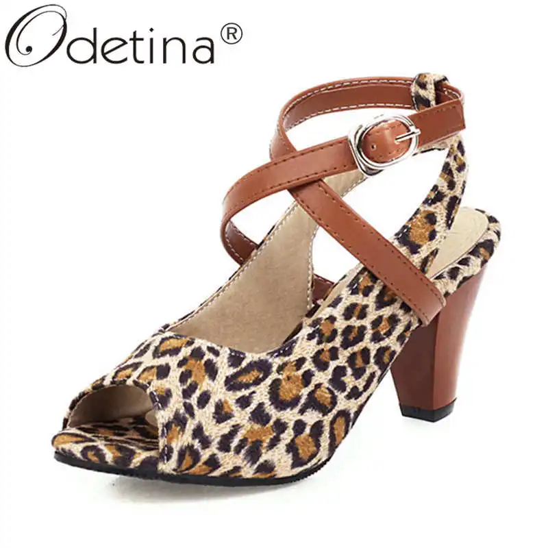 Odetina Women Buckle Strap Peep Toe Narrow Band Party Shoes Ladies New Slingbacks Faux Suede Block High Heel Leopard Dress Shoes 
Odetina Women Buckle Strap Peep Toe Narrow Band Party Shoes Ladies New Slingbacks Faux Suede Block High Heel Leopard Dress Shoes