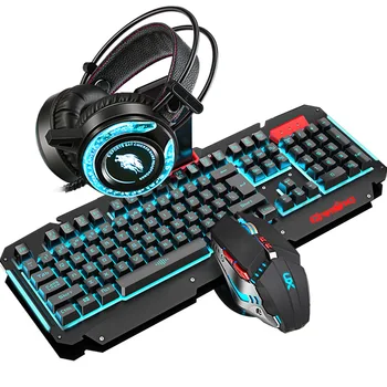 For Pubg/CS Go/Overwatch Gamer Headphones/Mouse/Wired Keyboard Three-pieces Set E-Sports Machinery Handfeel PC Gaming Keyboard
For Pubg/CS Go/Overwatch Gamer Headphones/Mouse/Wired Keyboard Three-pieces Set E-Sports Machinery Handfeel PC Gaming Keyboard