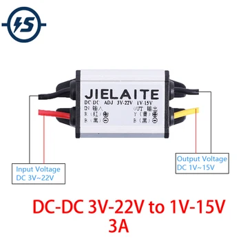 Buck Conveter 3V-22V to 1V-15V Voltage Conveter DC-DC 3A Step Down Power Supply Module IP68 Waterproof Adjustable
Buck Conveter 3V-22V to 1V-15V Voltage Conveter DC-DC 3A Step Down Power Supply Module IP68 Waterproof Adjustable