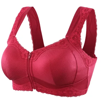 Underwear Women's Non-Steel Ring Thin Large Size Bra Large Bust Significantly Smaller Sleep Mom Lace Push up Front Buckle Zipper
Underwear Women's Non-Steel Ring Thin Large Size Bra Large Bust Significantly Smaller Sleep Mom Lace Push up Front Buckle Zipper