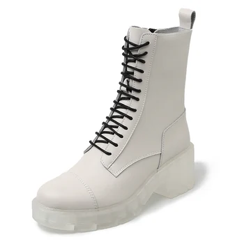 2020 Autumn Women Boots Fashion Transparent sole Ankle Boots Platform High Heels Booties Zipper Winter Ladies Shoes
2020 Autumn Women Boots Fashion Transparent sole Ankle Boots Platform High Heels Booties Zipper Winter Ladies Shoes