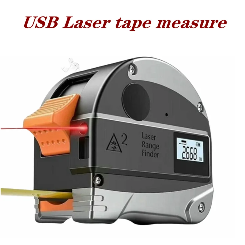 30M USB Laser Range Finder Retractable Measuring Tools Electronic Infrared Finder Portable High Precision Steel Tape Measure
30M USB Laser Range Finder Retractable Measuring Tools Electronic Infrared Finder Portable High Precision Steel Tape Measure