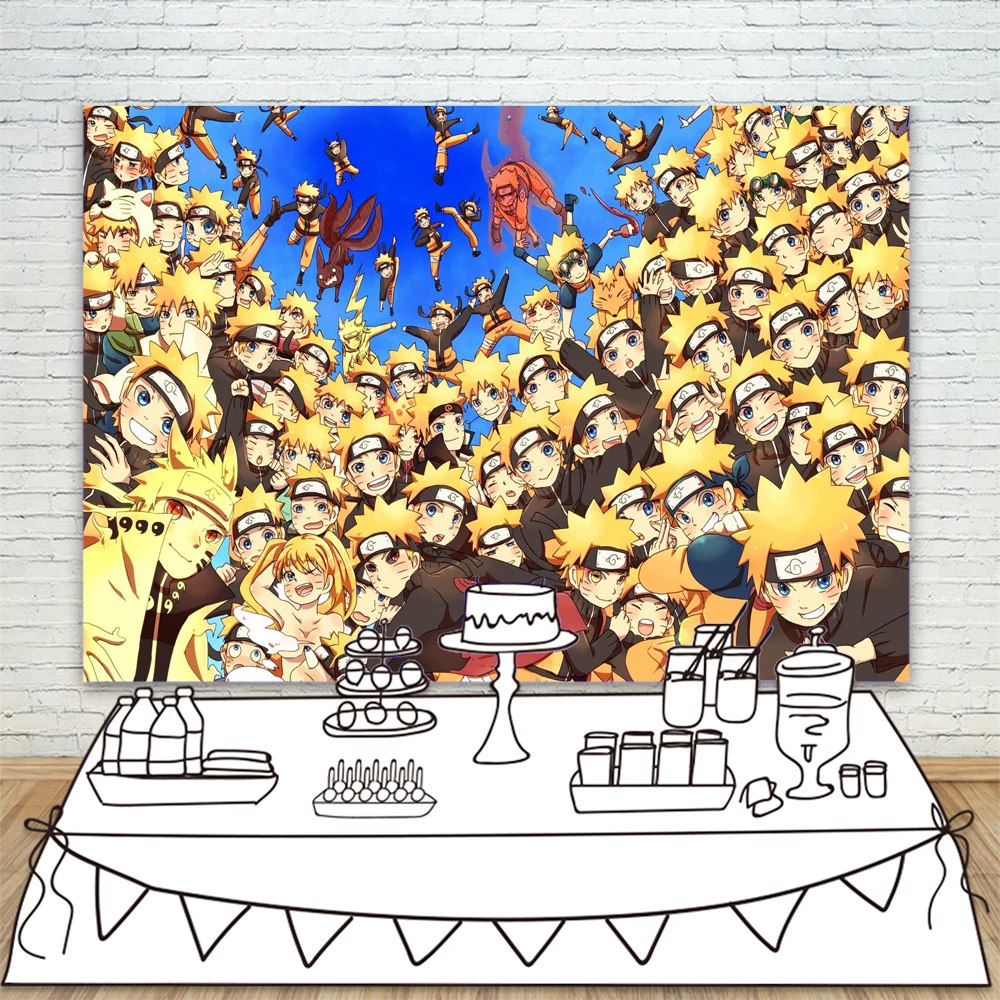Uzumaki Naruto Photo Background Different Face Naruto Photography Backdrop For Kids Birthday Party Decoration Cake Table Banner
Uzumaki Naruto Photo Background Different Face Naruto Photography Backdrop For Kids Birthday Party Decoration Cake Table Banner