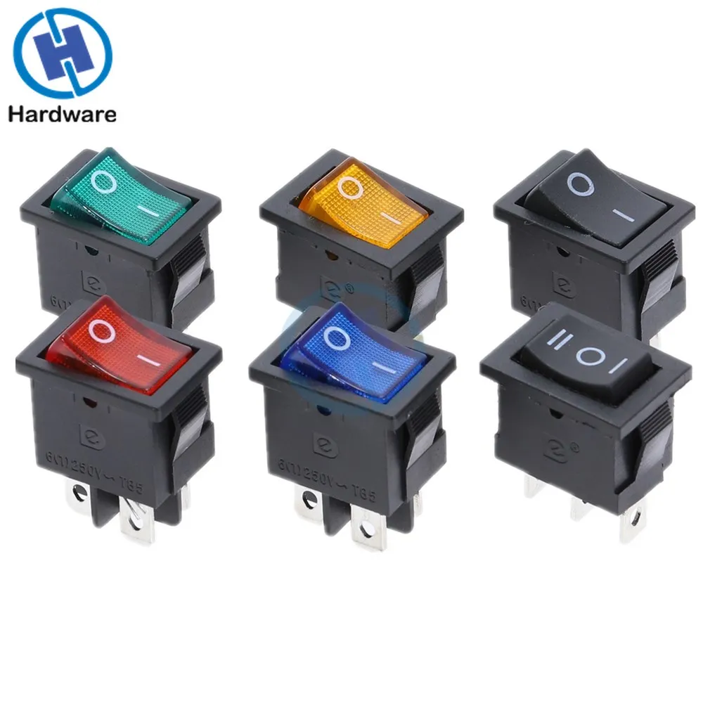 KCD1 3PIin 4Pin Boat Car Rocker Switch 6A/10A 250V/125V AC ON-OFF on-off-on 250VAC 6A 125VAC 10A With Led Light 220V
KCD1 3PIin 4Pin Boat Car Rocker Switch 6A/10A 250V/125V AC ON-OFF on-off-on 250VAC 6A 125VAC 10A With Led Light 220V