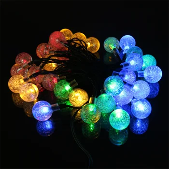 Solar Light String Bubble Ball 20LED Waterproof LED Lamp Christmas New Year Decoration Lantern Ball Lampara Xmas LED Room Decor
Solar Light String Bubble Ball 20LED Waterproof LED Lamp Christmas New Year Decoration Lantern Ball Lampara Xmas LED Room Decor