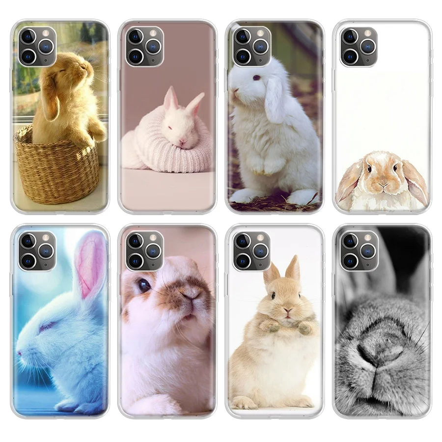Cute white Bunny Rabbit Coque Phone Case For Apple iPhone 11 Pro 6 6S 7 8 Plus + X 10 Ten XS MAX XR 5 5S SE Soft Phone Cover
Cute white Bunny Rabbit Coque Phone Case For Apple iPhone 11 Pro 6 6S 7 8 Plus + X 10 Ten XS MAX XR 5 5S SE Soft Phone Cover
