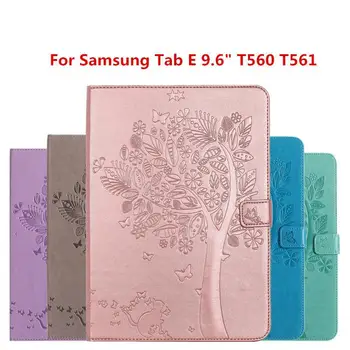 For Samsung Galaxy Tab E 9.6\" T560 T561 Case Luxury Cartoon Cat and Tree Leather Flip Case Stand Full Cover Capa Funda
For Samsung Galaxy Tab E 9.6\" T560 T561 Case Luxury Cartoon Cat and Tree Leather Flip Case Stand Full Cover Capa Funda