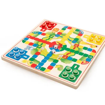 Kids Wooden Building Blocks Checks Flight Chess Educational Interactive Game Toys For Children Gift
Kids Wooden Building Blocks Checks Flight Chess Educational Interactive Game Toys For Children Gift