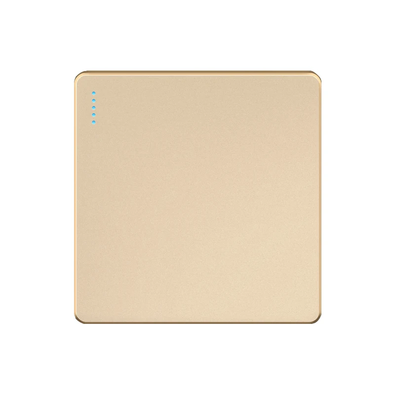 86 Type Wall Light Switch, 1 Gang 1/2 Way 10A 250V Matte Gold Large Panel Buttons Recessed Wall Rocker Switch
86 Type Wall Light Switch, 1 Gang 1/2 Way 10A 250V Matte Gold Large Panel Buttons Recessed Wall Rocker Switch