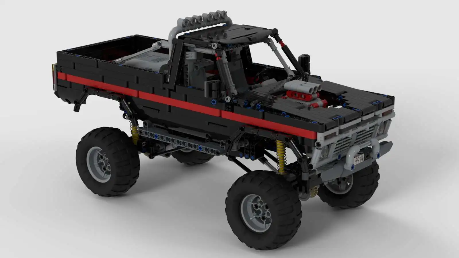 ing Technology Building Blocks Ford F100 Sand Cross Country Racing Moc-32170 Remote Control RC Assembly Toy Model Boy Gift MOC 32170 Ford F100 1973 by TSmarf with 1368 pieces