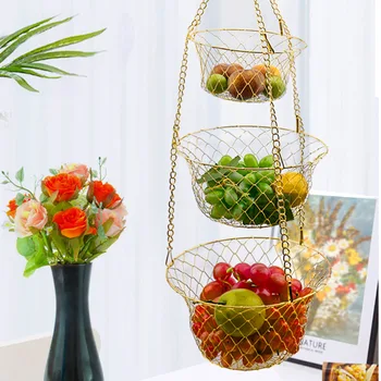 Home Decor Folding Hanging Basket 3 Layers Fruit Storage Iron Art Simple Kitchen Modern Living Room Garden Hanger Bathroom
Home Decor Folding Hanging Basket 3 Layers Fruit Storage Iron Art Simple Kitchen Modern Living Room Garden Hanger Bathroom
