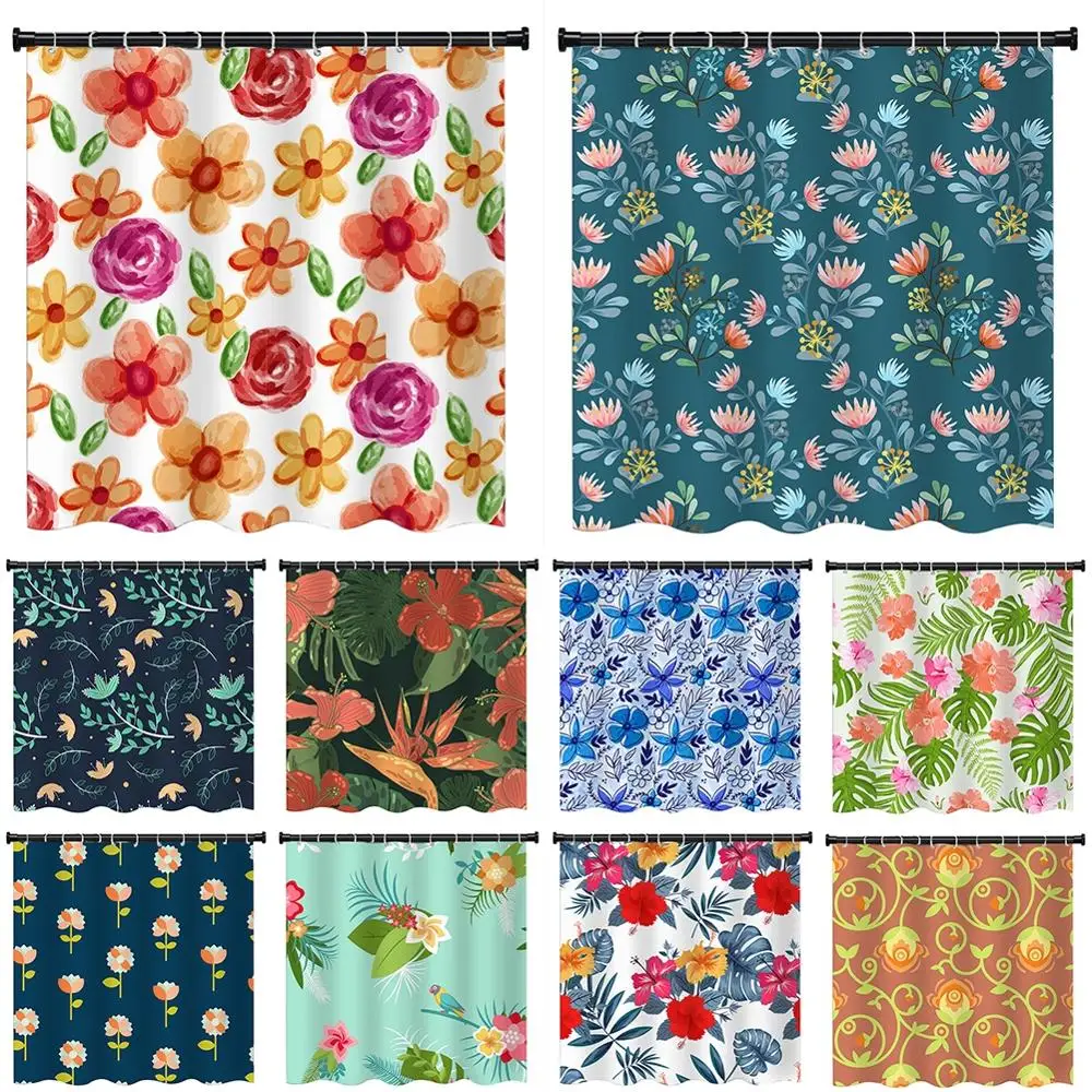 New Shower Curtain Waterproof and Mildew Proof 3D Printing Waterproof Polyester Bathroom Flower Pattern Shower Curtain With Hook
New Shower Curtain Waterproof and Mildew Proof 3D Printing Waterproof Polyester Bathroom Flower Pattern Shower Curtain With Hook