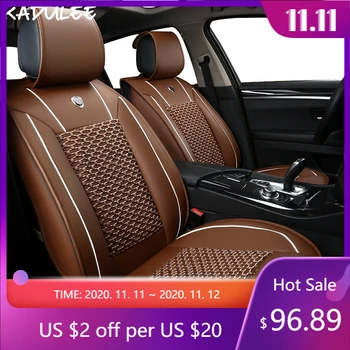 KADULEE ice silk car seat covers for peugeot 2008 3008 4008 5008 toyota land cruiser prado mitsubishi outlander xl car-styling
KADULEE ice silk car seat covers for peugeot 2008 3008 4008 5008 toyota land cruiser prado mitsubishi outlander xl car-styling